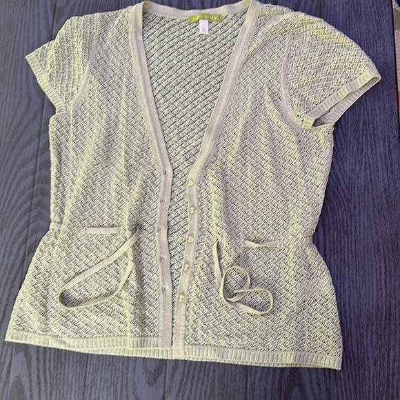 Vintage Sigrid Olsen Sparkly Cardigan & Tank - Picture 5 of 12